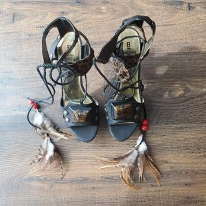 Bakers Feather platform heel